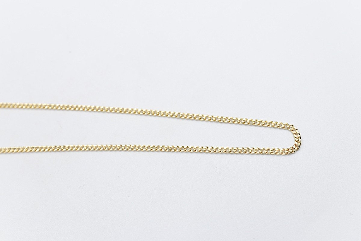 9ct Gold Hollow Curb 50cm 060VGB20V