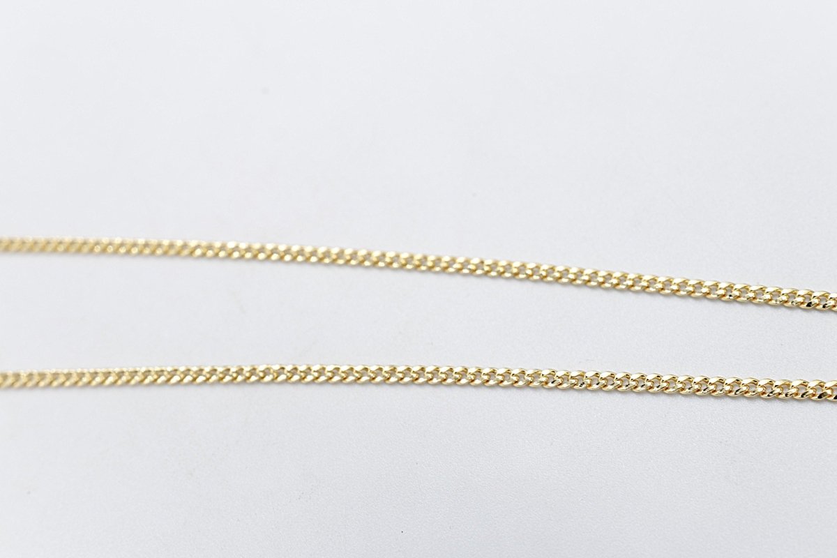 9ct Gold Hollow Curb 50cm 060VGB20V