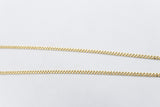 9ct Gold Hollow Curb 50cm 060VGB20V