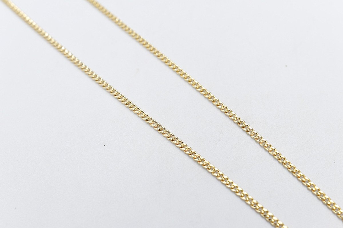 9ct Gold Hollow Curb 50cm 060VGB20V