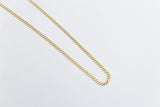 9ct Gold Hollow Curb 50cm 060VGB20V