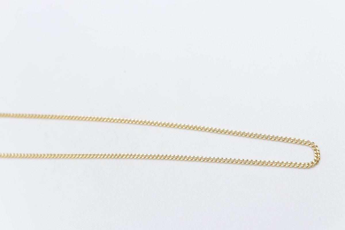 9ct Gold Hollow Curb 50cm 060VGB20V