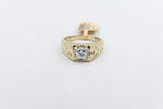 10K Gold Lab Grown 1ct Princess Cut Diamond Ring