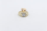 10K Gold Lab Grown 1ct Princess Cut Diamond Ring
