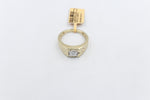 10K Gold Lab Grown 1ct Princess Cut Diamond Ring