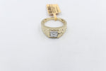 10K Gold Lab Grown 1ct Princess Cut Diamond Ring
