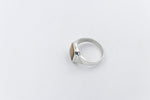 Stg Silver Ring with New Zealand Tigers Eye 155ALXTE
