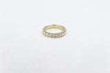 18ct Gold Heavy Lab Grown Diamond Ring 081-00403