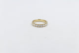 18ct Gold Heavy Lab Grown Diamond Ring 081-00403