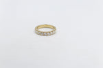 18ct Gold Heavy Lab Grown Diamond Ring 081-00403