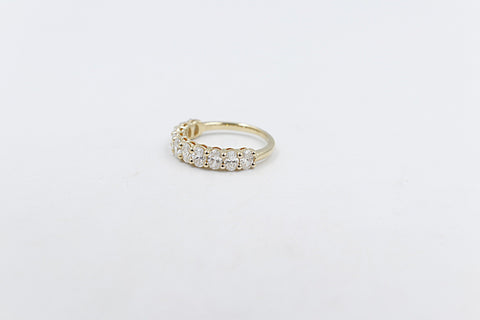 18ct Gold Lab Grown Oval Diamond Ring 1.5ct 081-00427