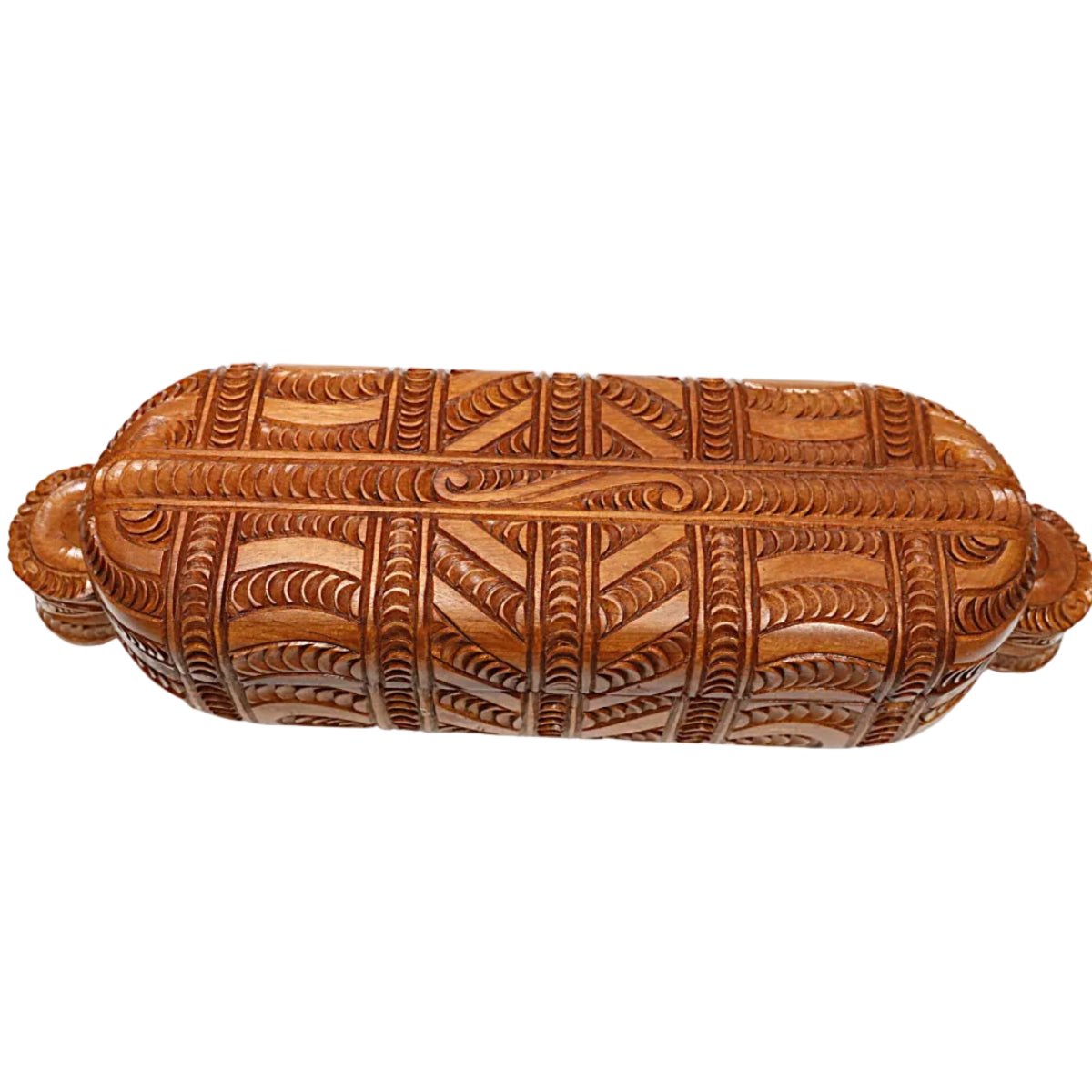 Mahogany Wooden Wakahuia Treasure Box WA027
