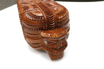 Mahogany Wooden Wakahuia Treasure Box WA027