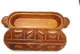 Mahogany Wooden Wakahuia Treasure Box WA027