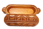 Mahogany Wooden Wakahuia Treasure Box WA027