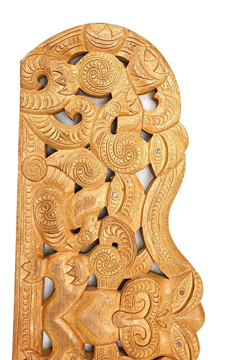 Wooden Maori Door Pare Wood Carvings