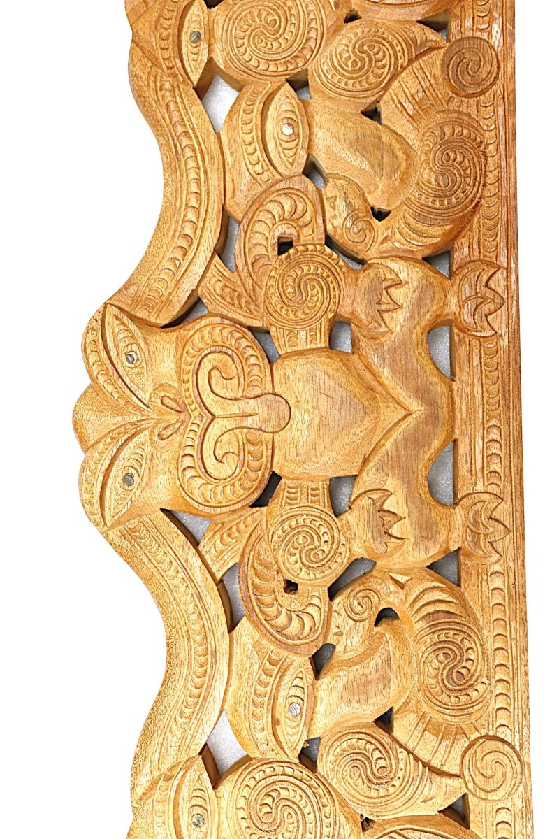 Wooden Maori Door Pare Wood Carvings