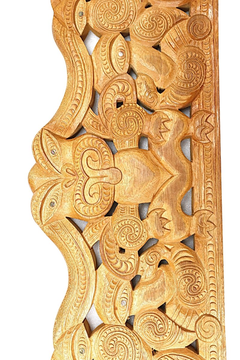 Wooden Maori Door Pare Wood Carvings