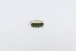 9ct Gold New Zealand Greenstone & Diamond Ring SYR7993G