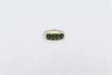 9ct Gold New Zealand Greenstone & Diamond Ring SYR7993G