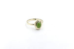 9ct Gold New Zealand Greenstone Ring SYR7888G