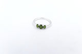 Stg Silver Ladies Ring with New Zealand Greenstone SYR8098