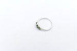 Stg Silver Ladies Ring with New Zealand Greenstone SYR8098