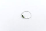 Stg Silver Ladies Ring with New Zealand Greenstone SYR8098