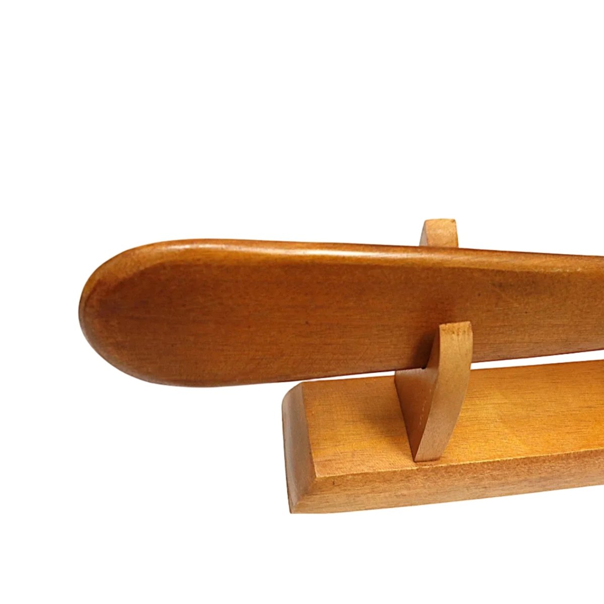 Wooden Taiaha with a Stand