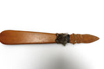 Wooden Taiaha with a Stand