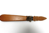 Wooden Taiaha with a Stand