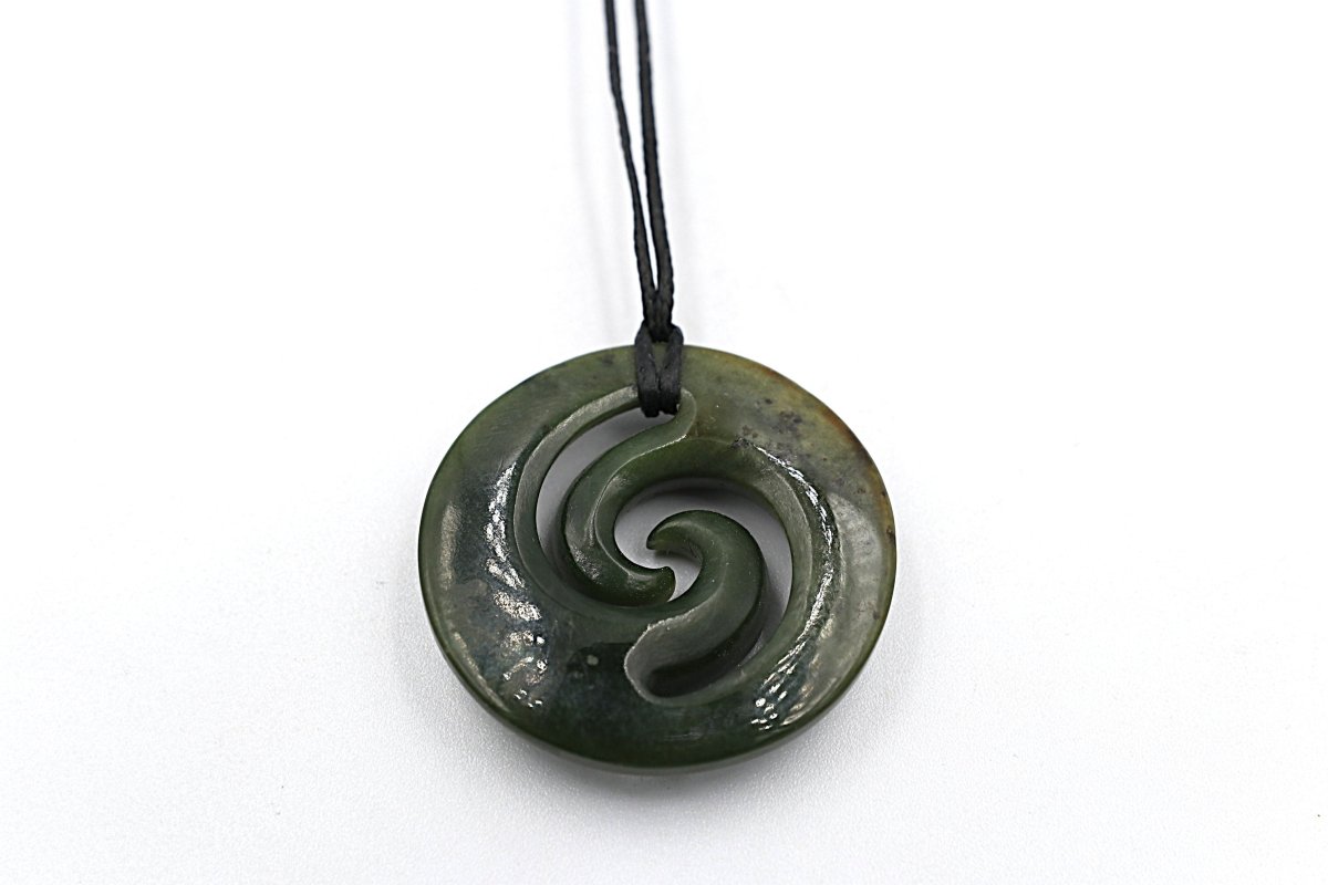 New Zealand Greenstone Double Koru