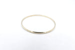 9ct Gold Solid Bangle 3mm ALB25