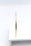 9ct Gold Solid Bangle 3mm ALB25