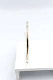 9ct Gold Solid Bangle 3mm ALB25