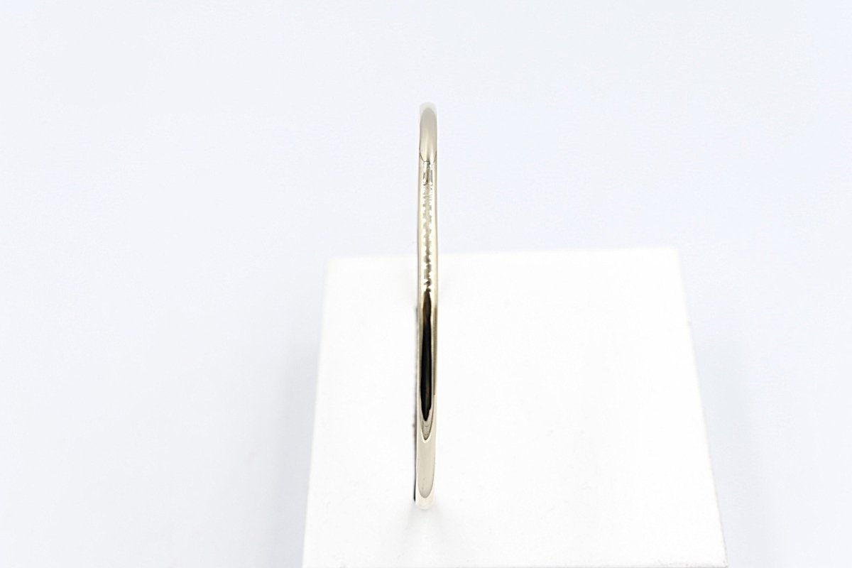 9ct Gold Solid Bangle 3mm ALB25