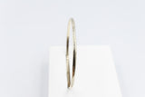 9ct Gold Solid Bangle 3mm ALB25