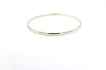 9ct Gold Solid Bangle 3mm ALB25