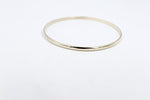 9ct Gold Solid Bangle 3mm ALB25
