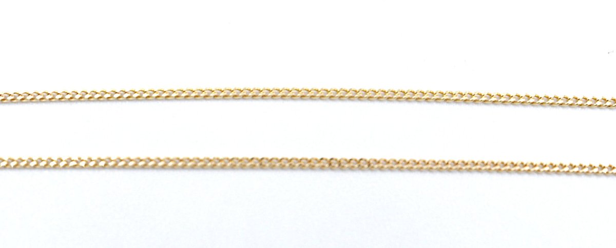 9ct Gold Solid Curb Link Chain 46cms 5MC9Y00546