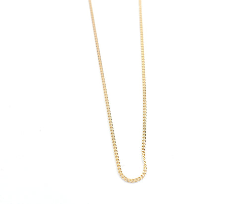 9ct Gold Solid Curb Link Chain 46cms 5MC9Y00546