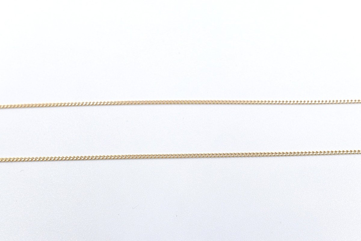 9ct Gold Solid Curb Link Chain 46cms 5MC9Y00846
