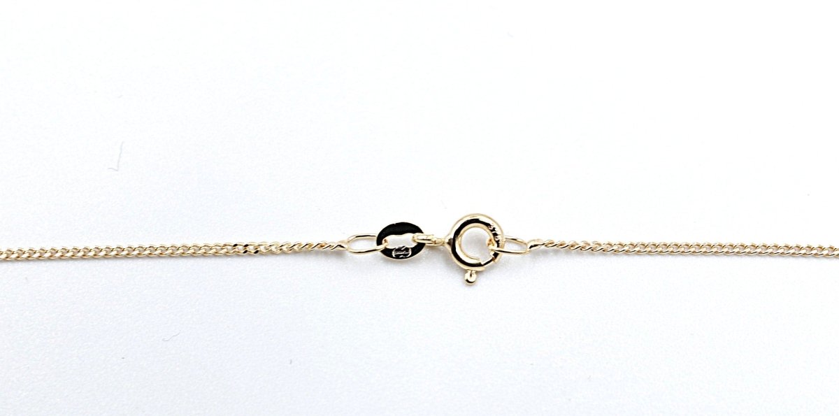 9ct Gold Solid Curb Link Chain 46cms 5MC9Y00846