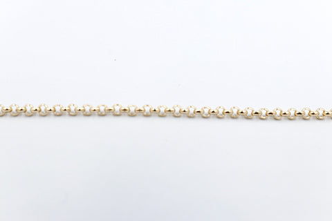 9ct Gold Belcher Bracelet 19cm 5MC9Y61819