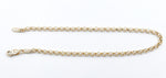 9ct Gold Belcher Bracelet 19cm 5MC9Y61819