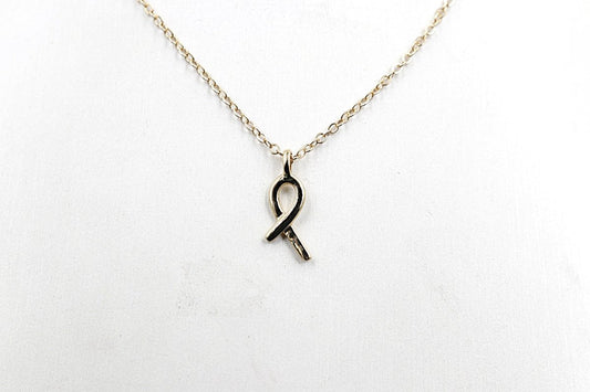 9ct Gold Ribbon Pendent 5P0283
