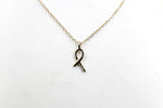 9ct Gold Ribbon Pendent 5P0283