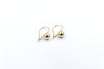 9ct Gold Euroball Earrings 6mm ball 5ER0209