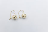 9ct Gold Euroball Earrings 8mm ball 5ER0211
