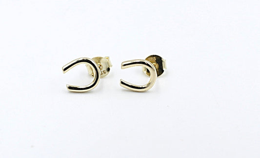 9ct Gold Horseshoe stud Earrings 5ER0747